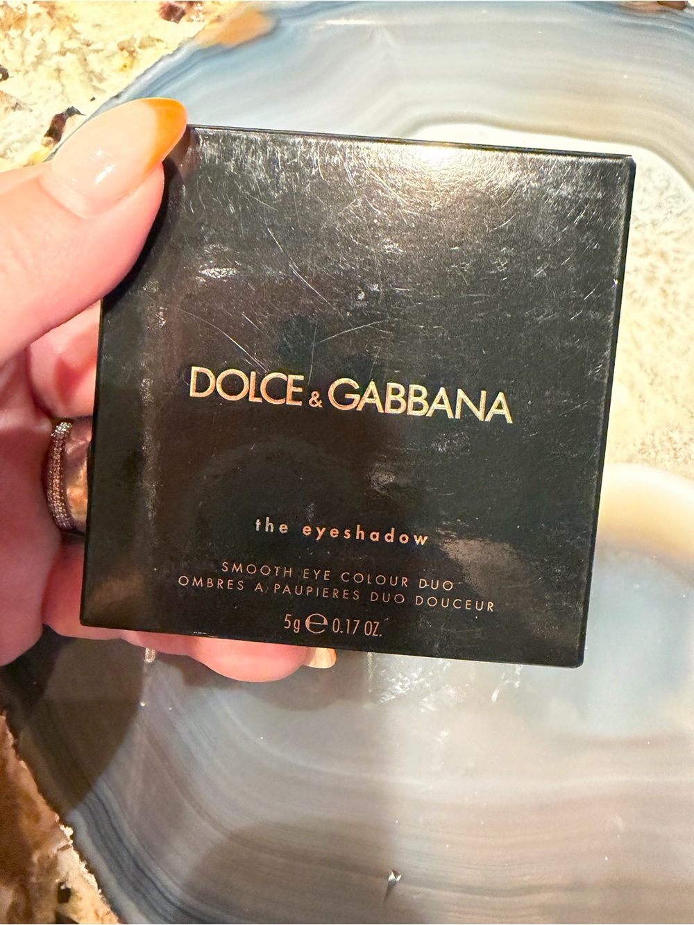 Dolce & Gabbana Feline Eyes Eyeshadow Quad- Black and Gold Compact